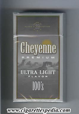 Cheyenne (Premium Ultra Light Flavor) L-20-H - USA - Cigarettes Pedia