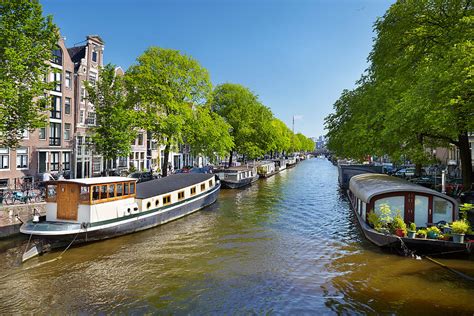 Houseboat Barge, Amsterdam Canal - Photograph by Jan Wlodarczyk - Fine ...