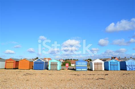 Hayling Island Beach Huts Stock Photo | Royalty-Free | FreeImages