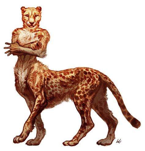 Cheetah taur by ononheli on deviantART | Character art, Furry art, Creature art