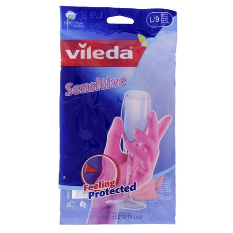 Vileda Gloves Sensitive Large – MercatCo.com