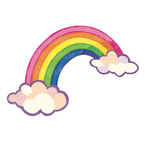 Rainbows And Clouds Png