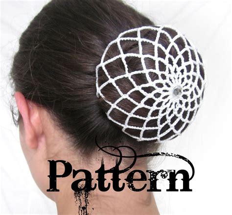 NEW CROCHET PATTERN HAIR BUN COVER - Crochet