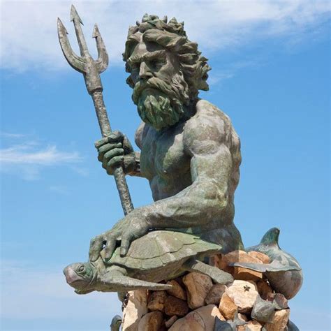 King Neptune statue on Virginia beach, Virgina, USA in 2022 | Neptune ...