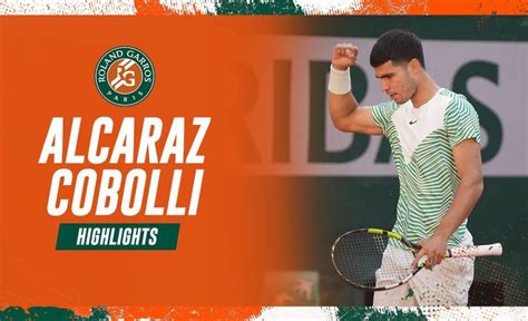 Carlos Alcaraz vs Flavio Cobolli - Round 1 Highlights I Roland-Garros ...