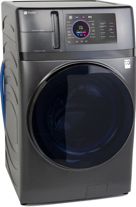 GE PFQ97HSPVDS 28 Inch Smart Front Load Washer/Dryer Combo with 4.8 cu ...