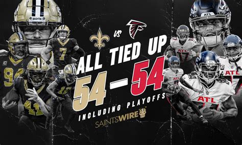 Saints sweep the Falcons, tie up all-time record in NFL’s best rivalry