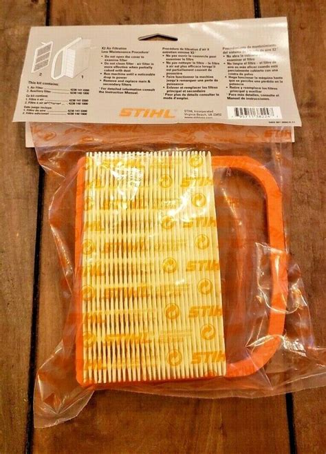 NEW Genuine STIHL Air Filter Kit TS410 TS420 4238-140-4404 OEM | eBay