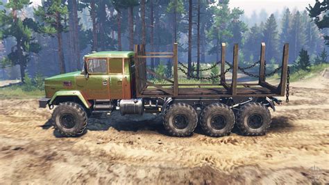 KrAZ 7140 v1.2 for Spin Tires