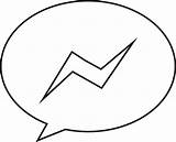 Facebook messenger Logo 24835407 Vector Art At Vecteezy sketch template
