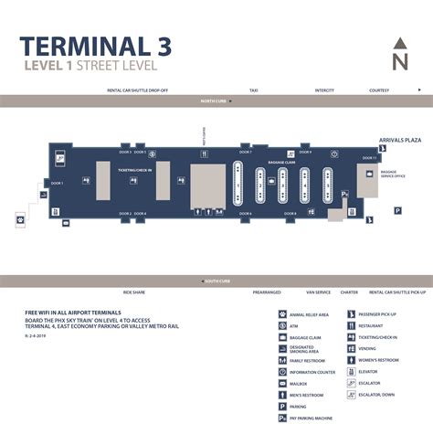 Phoenix Airport Terminal Map