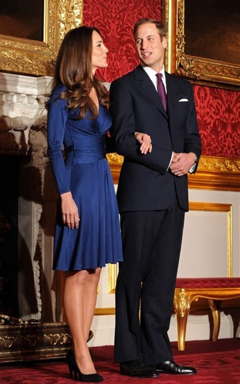 Prince William and Kate Middleton announcing engagement - Celebrity ...