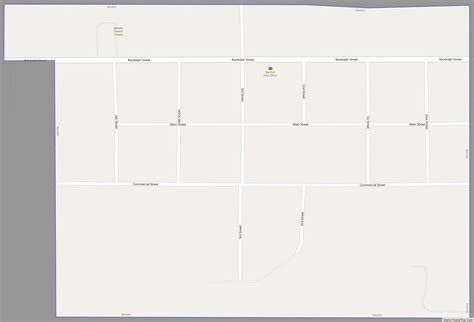 Map of Bartlett village, Nebraska