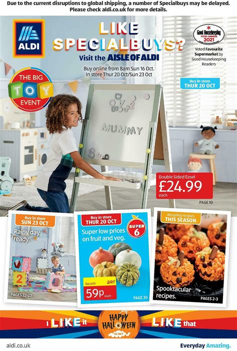 ALDI UK - Offers & Special Buys from 16 October