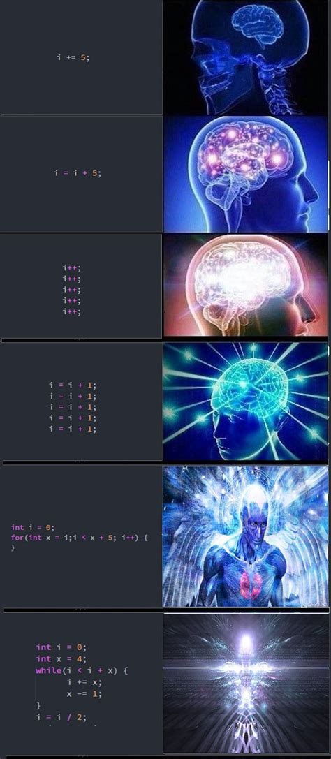 another expanding brain meme : r/ProgrammerHumor