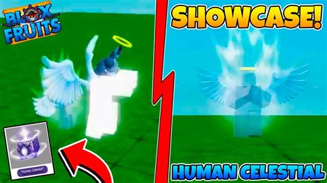 VAZOU!!! SHOWCASE DA FRUTA HUMAN CELESTIAL NO BLOX FRUITS!!! - FANMADE ...