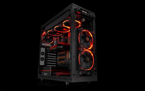 black computer tower PC gaming #computer PC cases #technology #Gigabyte #hardware simple ...