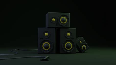 made some krk style speakers : r/blender