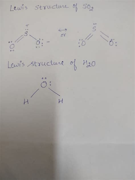 Draw All Resonance Structures For The Sulfur Dioxide Molecule So2