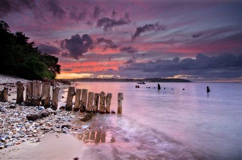 z2256 Bembridge Beach at Sunset