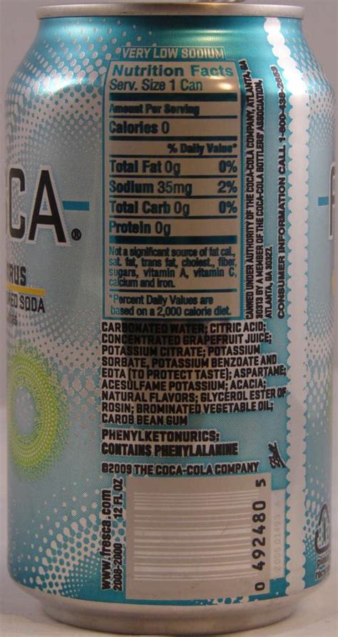 FRESCA-Citrus soda (diet)-355mL-United States