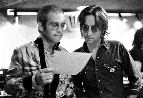 Elton John and John Lennon (1974) : OldSchoolCool