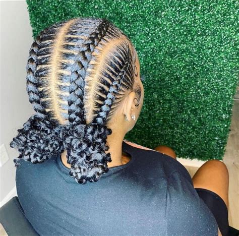 $$ pretty.bandzz🖤 💕 | Braided hairstyles for teens, Braided cornrow ...