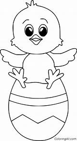 Easter Chick Coloring Pages 29 Free Printables  ColoringAll sketch template