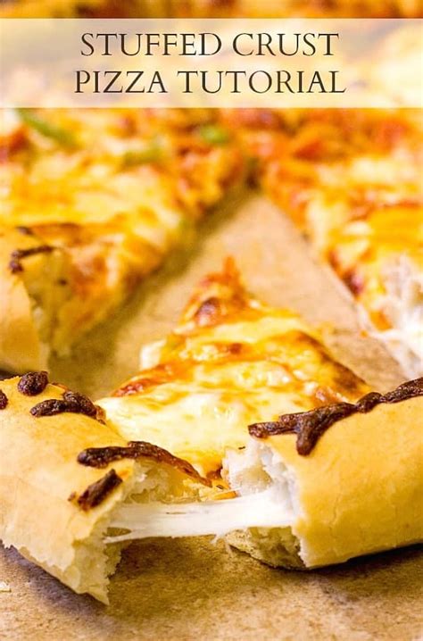 Stuffed Crust Pizza - Crunchy Creamy Sweet