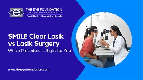 SMILE Clear Lasik vs LASIK: Which Procedure is Right for You?