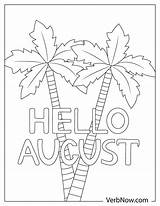 Free AUGUST Coloring Pages For Download Printable PDF sketch template