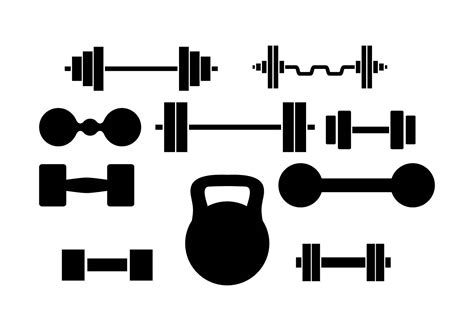 Barbell Vector Art, Icons, and Graphics for Free Download