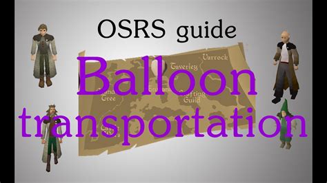 [OSRS] Hot air balloon transportation guide - YouTube