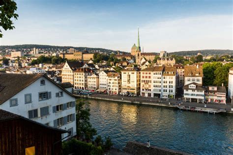 Lindenhof hill Historic center of Zurich Switzerland with a public square - Truly Hand Picked