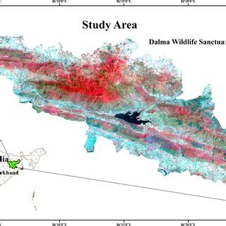 Forest fire locations in Dalma Wildlife Sanctuary | Download Scientific ...