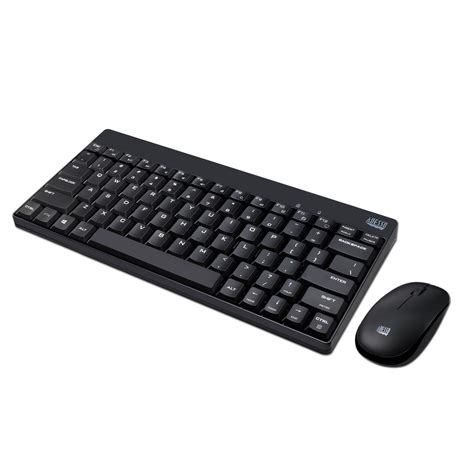 Wireless Spill Resistant Mini Keyboard & Mouse Combo - Adesso