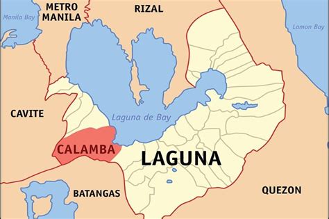 Political Map Of Laguna