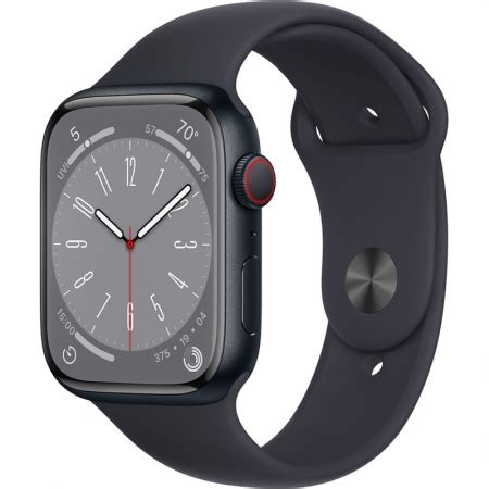 Apple Watch S8 Series 8 (GPS, 41mm) - Caixa de alumínio Midnight Preto ...