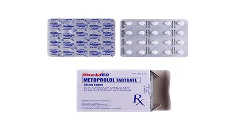 Heart Conditions | RM METOPROLOL TARTRATE 50 MG TAB | RiteMED