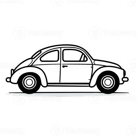 Toy Car Silhouette - Generative Ai 26912840 PNG