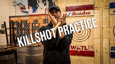 How to Practice Bullseyes and Killshots (World Axe Throwing League) - YouTube