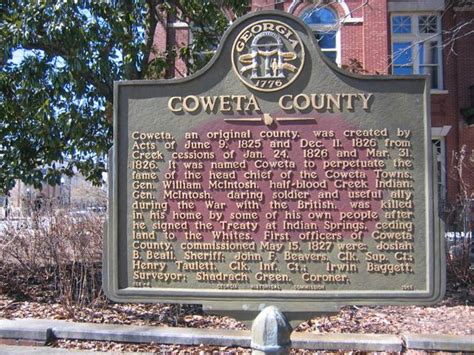 Newnan, GA : Coweta County Historic Marker - Coweta County Courthouse ...