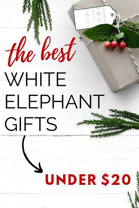 40 Best White Elephant Gift Ideas Under $20 - 2023 | White elephant gifts, Elephant gifts, Best ...