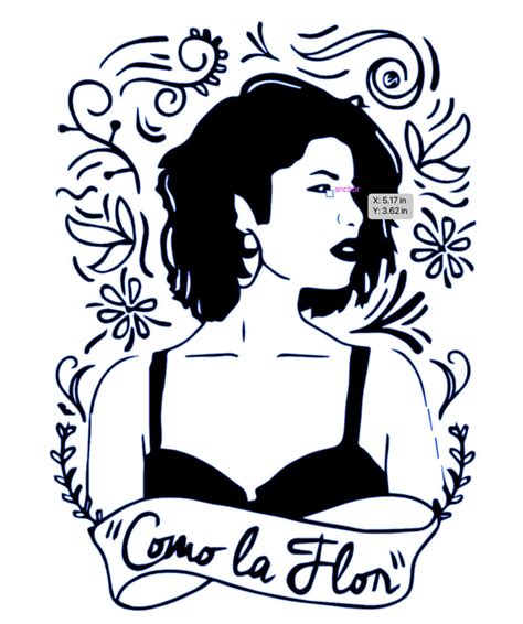 SVG Selena Como La Flor - Etsy España