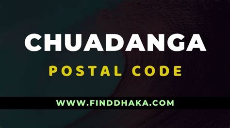 Chuadanga District All Post Code - FindDhaka.Com