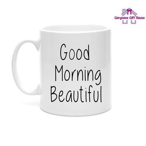 Good Morning Beautiful/Handsome Mug Pair - Valentine Gift - Gorgeous Gift House