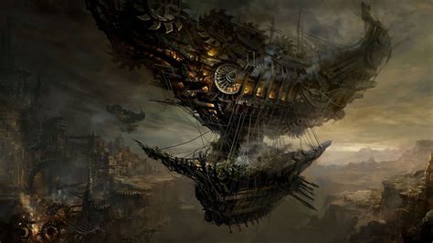 http://pocketguys.com/steampunk-airship-hd-photo-wallpaper | Time Weaver: The Time Collector ...