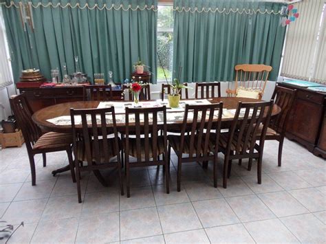 10 seater dining table with 10 chairs | in Chertsey, Surrey | Gumtree