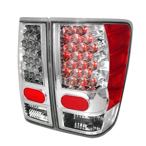 Spec-D Tuning Nissan Titan Led Tail Lights Chrome - LT-TIT04CLED-KS