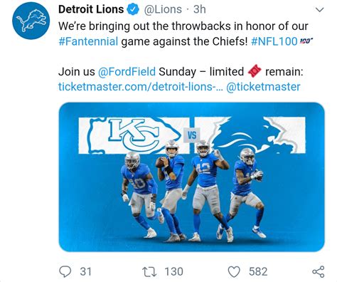 Lions to wear throwback uniforms against Chiefs : r/detroitlions